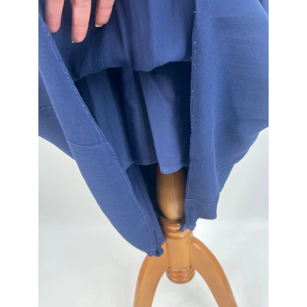 Vintage Y2K Anthropologie Cutout High-Low Midi Dress • Coastal Boho Minimalist - Picture 14 of 16
